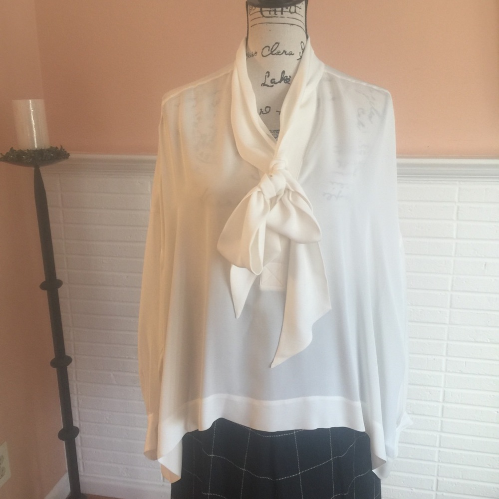 🌺Final Price w/Free Shipping🌺Polo Ralph Lauren Mulberry Silk Swing Blouse